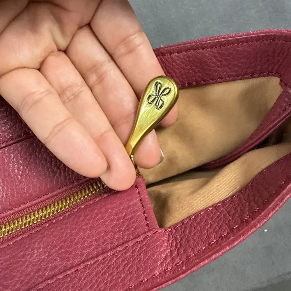 HOBO Kingston Pink Leather Tote Bag